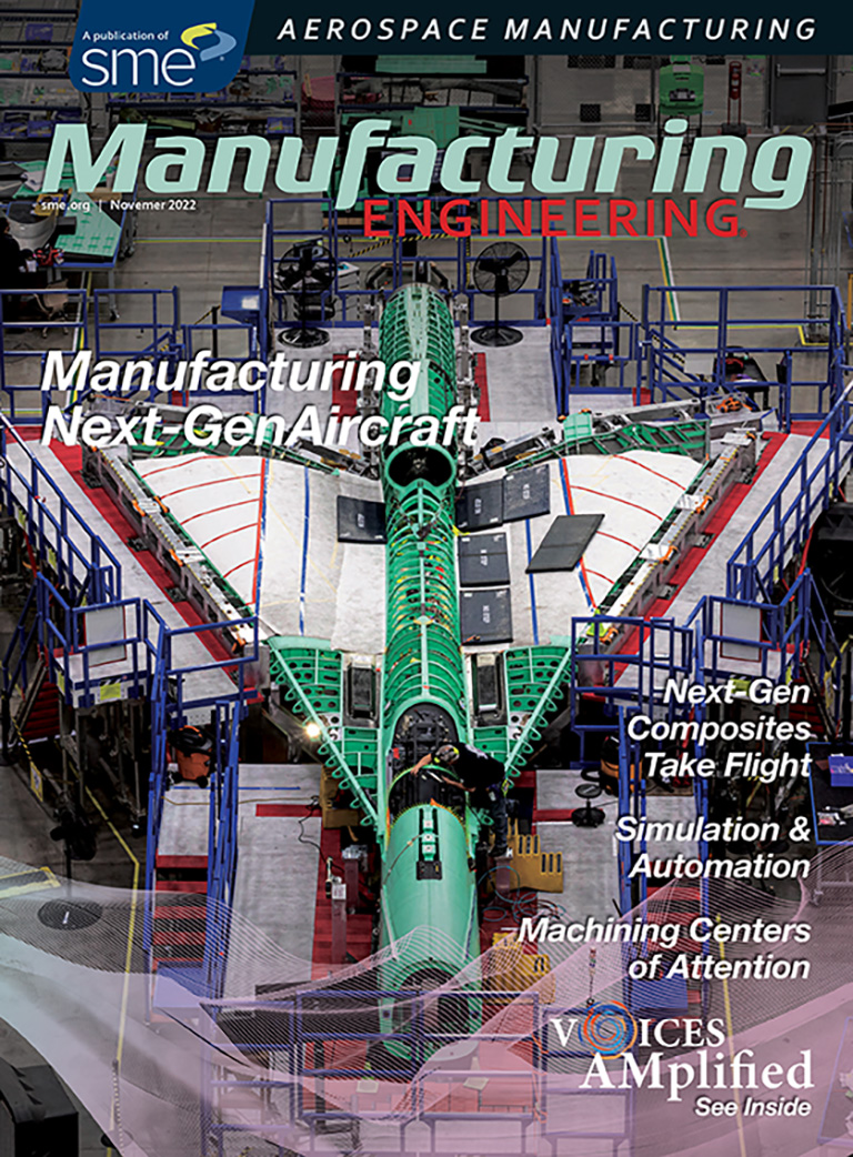 Manufacturing Engineering November 2022 Cover